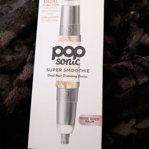Pop Sonic Super Smoothie Dual Hair Trimming Device - Rose Gold